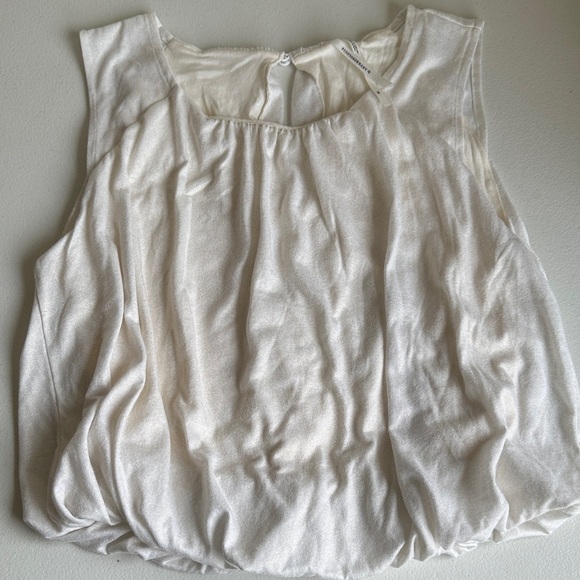Anthropologie Tops - Anthropologie Cream Sleeveless Blouse